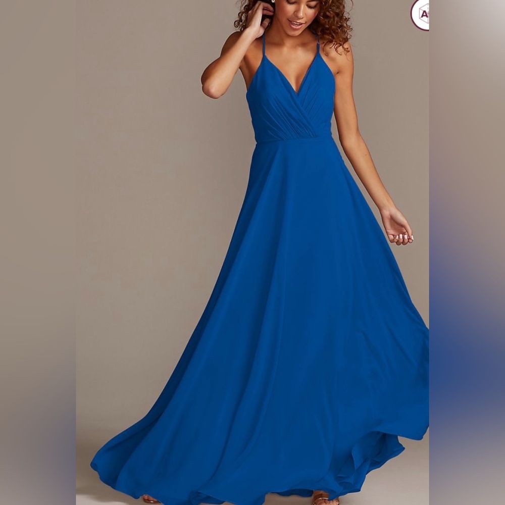 Elegant Blue Maxi Dress